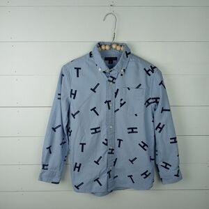 Tommy Hilfiger Blue Button Down Shirt for Kids
